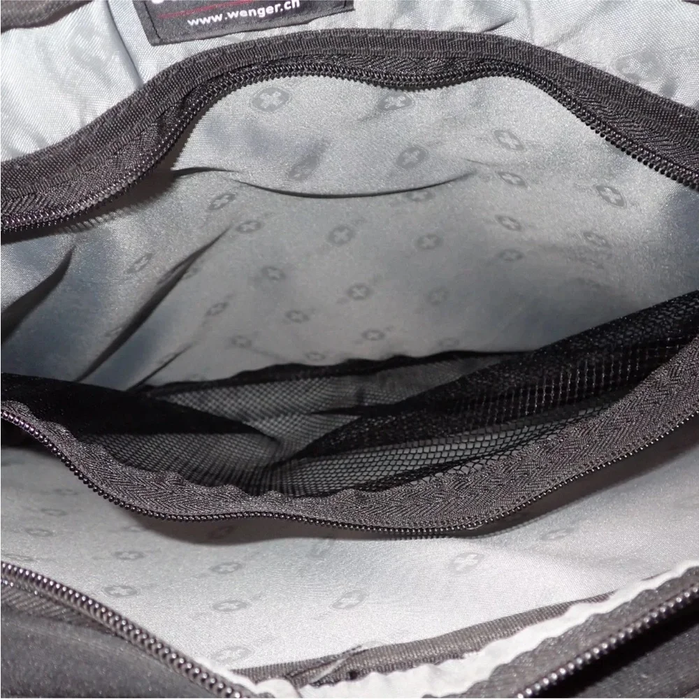Swiss Gear Wenger Laptop Tablet Case Padded Black Shoulder Strap Crossbody
